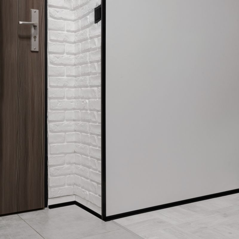 Kątownik twardy PCV 20x20mm, QUEST samoprzylepny, ozdobny profil L kątowy, narożnik dekoracyjny z klejem, KTK, zielony, 1.5m