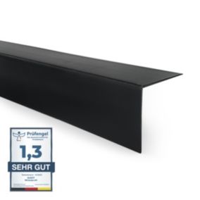 Kątownik twardy PCV 30x30mm, QUEST, ozdobny, profil L kątowy, narożnik dekoracyjny, KT, czarny, 2m