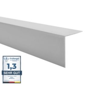 Kątownik twardy PCV 30x30mm, QUEST, ozdobny, profil L kątowy, narożnik dekoracyjny, KT, szary, 2m