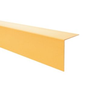 Kątownik twardy PCV 30x30mm, QUEST, ozdobny, profil L kątowy, narożnik dekoracyjny, KT, złoty, 1m