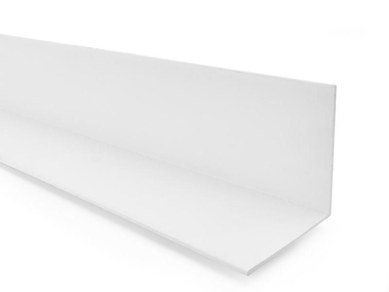 Kątownik twardy PCV 50x20mm, QUEST, ozdobny, profil L kątowy, narożnik dekoracyjny, KT, biały, 1m