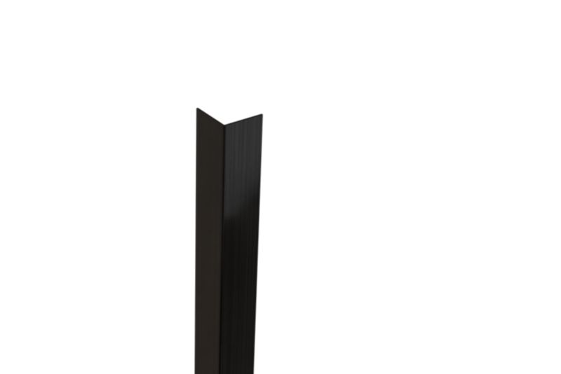 Kątownik wykończeniowy L Lambro czarny matowy 2cm x 2cm x 270cm 1 szt.
