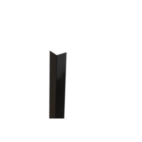 Kątownik wykończeniowy L Lambro czarny matowy 2cm x 2cm x 270cm 1 szt.