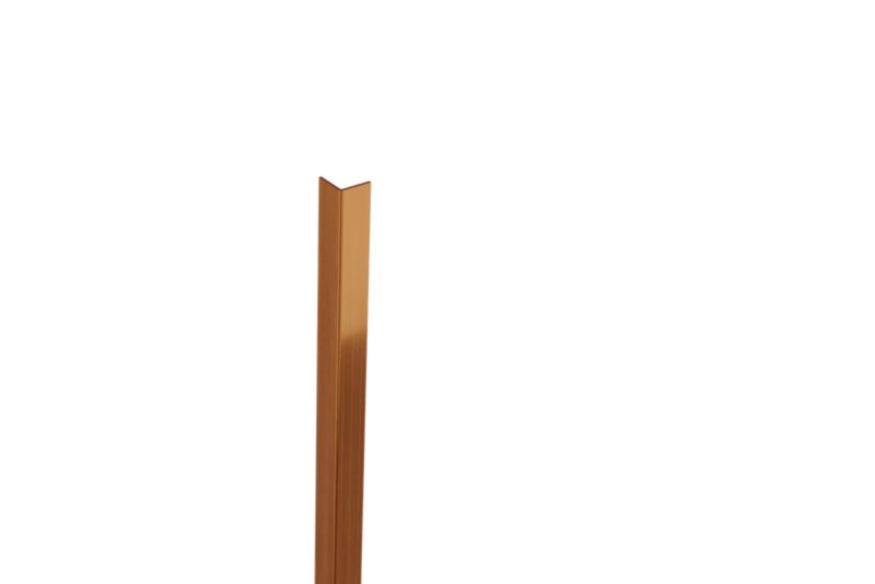 Kątownik wykończeniowy L Lambro miedziany matowy 1cm x 1cm x 270cm 1 szt.