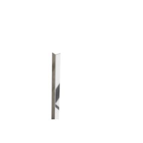 Kątownik wykończeniowy L Lambro srebrny połysk 1cm x 1cm x 270cm 1 szt.