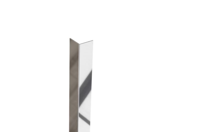 Kątownik wykończeniowy L Lambro srebrny połysk 2cm x 2cm x 270cm 1 szt.