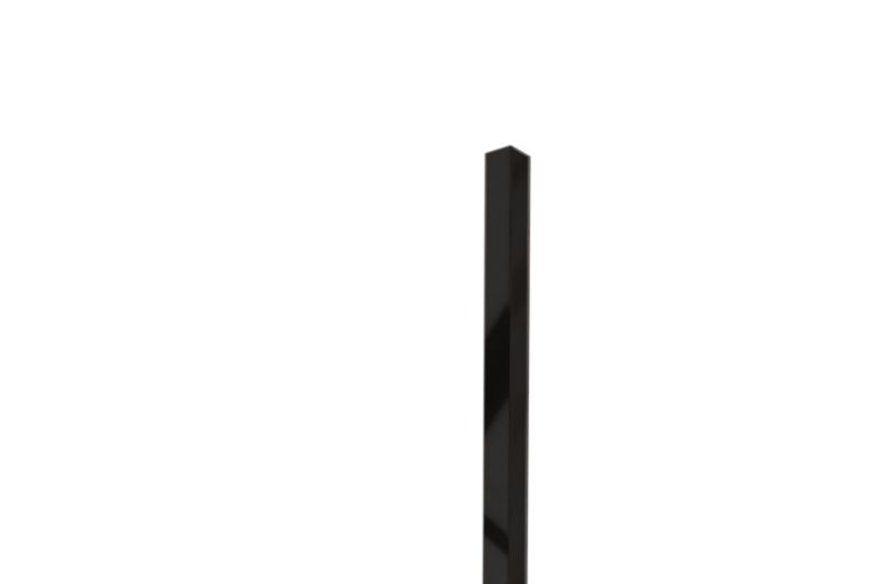 Kątownik wykończeniowy wewnętrzny L Lambro czarny połysk 1cm x 1cm x 270cm 1 szt.