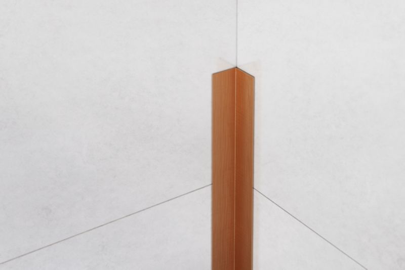 Kątownik wykończeniowy wewnętrzny L Lambro miedziany matowy 2cm x 2cm x 270cm 1 szt.