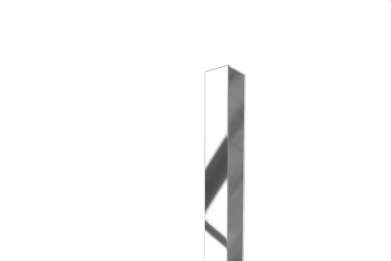 Kątownik wykończeniowy wewnętrzny L Lambro srebrny połysk 3cm x 3cm x 270cm 1 szt.