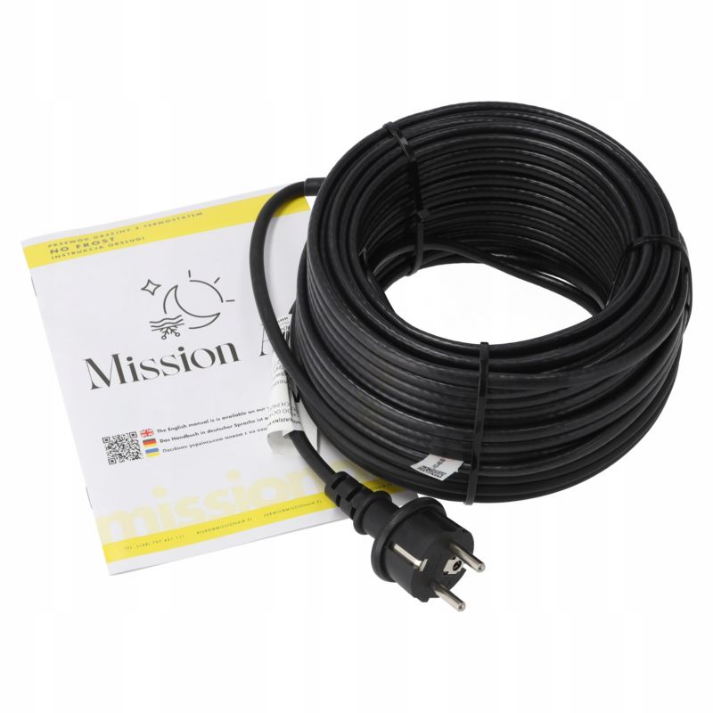 Kabel grzewczy przewód grzejny z termostatem NO FROST 35M 1 szt