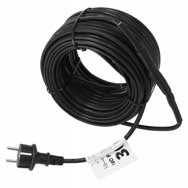 Kabel grzewczy przewód grzejny z termostatem NO FROST 35M 1 szt