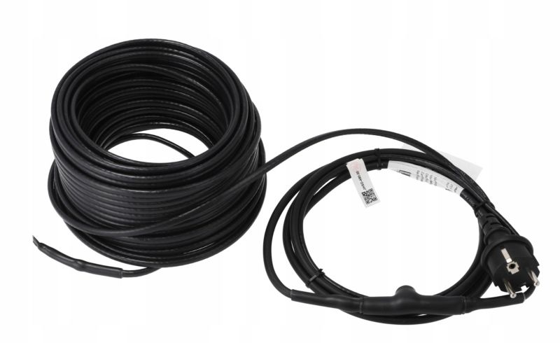 Kabel grzewczy przewód grzejny z termostatem NO FROST 35M 1 szt