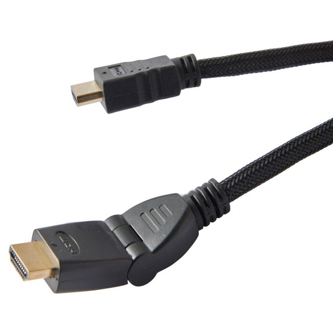 Kabel HDMI Blyss gold czarny 3 m 4K
