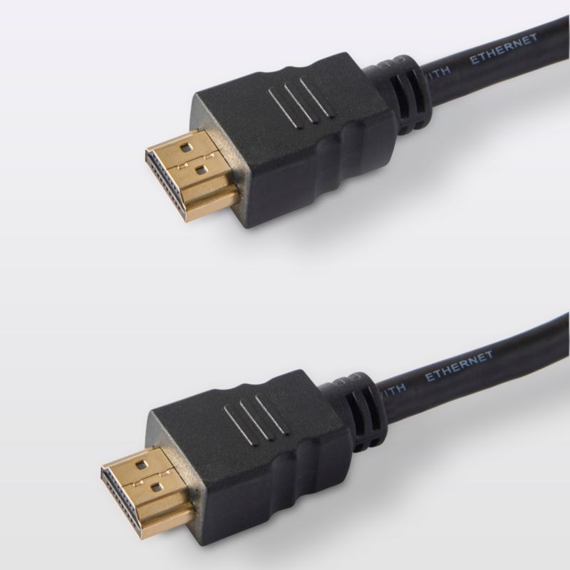 Kabel HDMI Blyss gold czarny 5 m stal