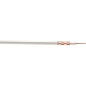Kabel koncentryczny RG59U biały 1 mb