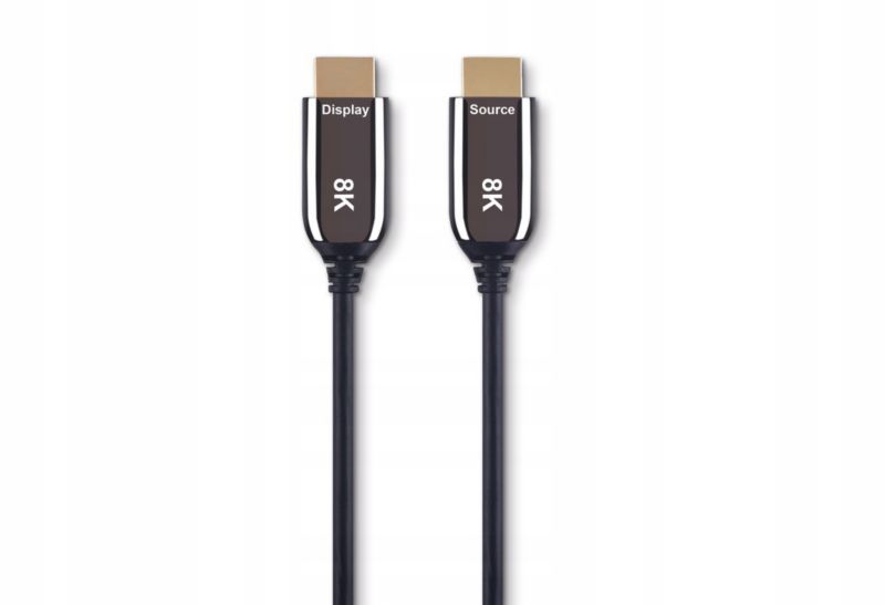 Kabel optyczny światłowodowy AOC HDMI 2.1 8K/60Hz, 4K/120Hz, 48Gbps, HDR 1m 1 szt.