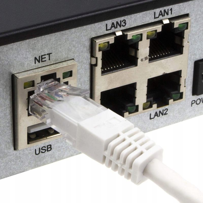 Kabel sieciowy ethernet LAN Vayox VA0158-20 cat. 5e UTP RJ45 20m 1 szt.