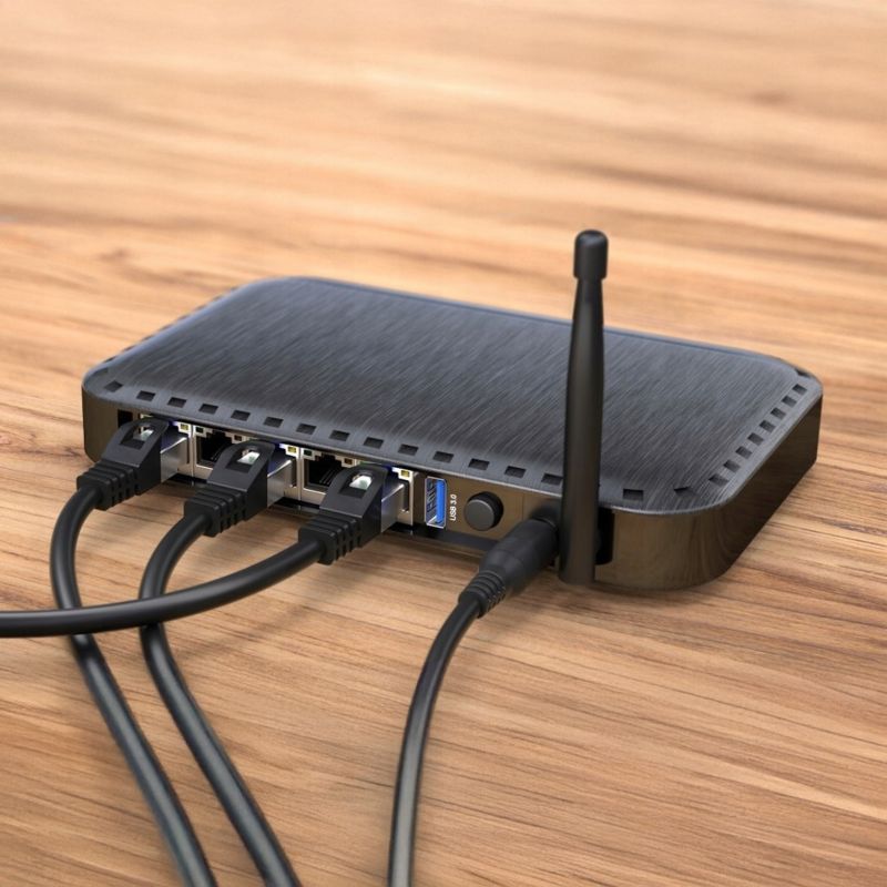 Kabel sieciowy ethernet LAN Vayox VA0176 cat. 6a S/FTP RJ45 5m 1 szt.