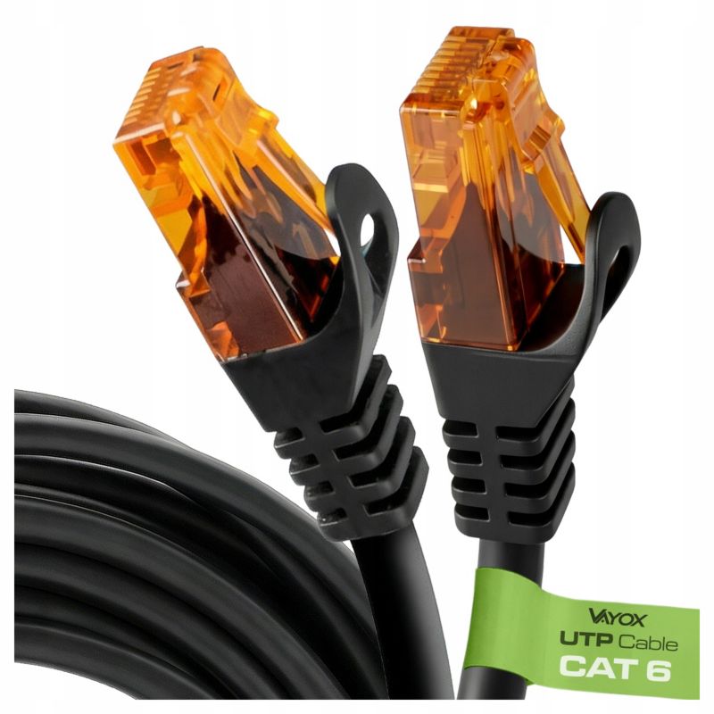 Kabel sieciowy ethernet LAN Vayox VA0251 cat. 6 UTP RJ45 10m 1 szt.