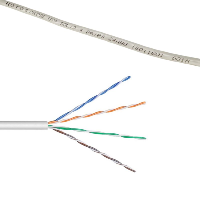 Kabel UTP Horoz kabel LAN przewód sieciowy skrętka CAT5e 1 Gb/s 100 MHz / 24 AWG  20m  1szt.
