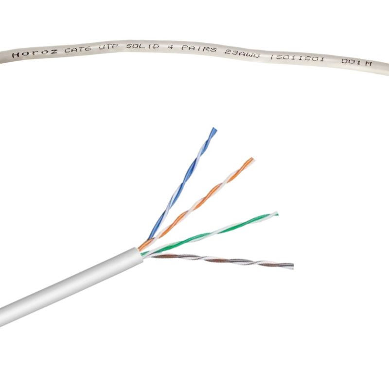 Kabel UTP Horoz kabel LAN przewód sieciowy skrętka CAT6 1 Gb/s 250 MHz / 23 AWG  20m  1szt.