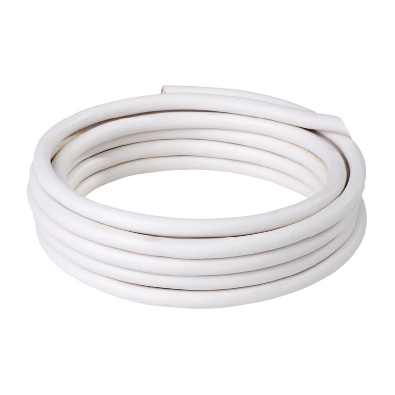 Kabel zasilający H03VVF 3 x 0,75 mm2 25 m biały