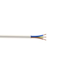 Kabel zasilający H05VVF 3 x 1,5 mm2 10 m biały