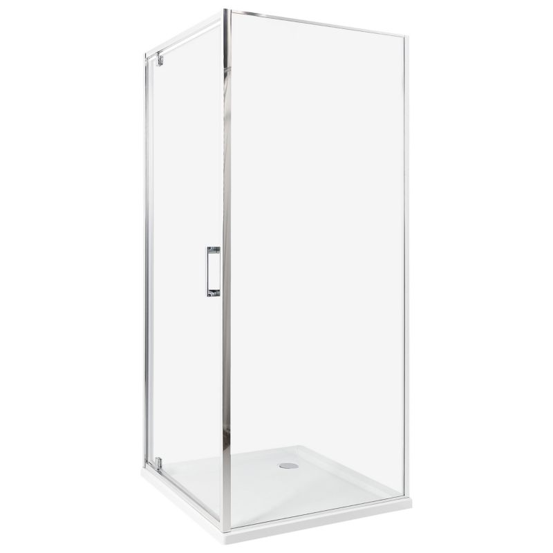 Kabina prysznicowa Darli 80 x 80 x 185 cm Srebrny 1 szt.