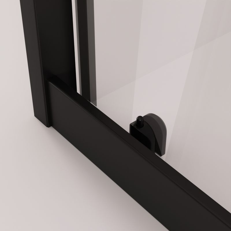 Kabina prysznicowa KABI HOBBY BLACK 120x80, prostokątna, szkło transparentne 5mm, czarny mat 1 szt.