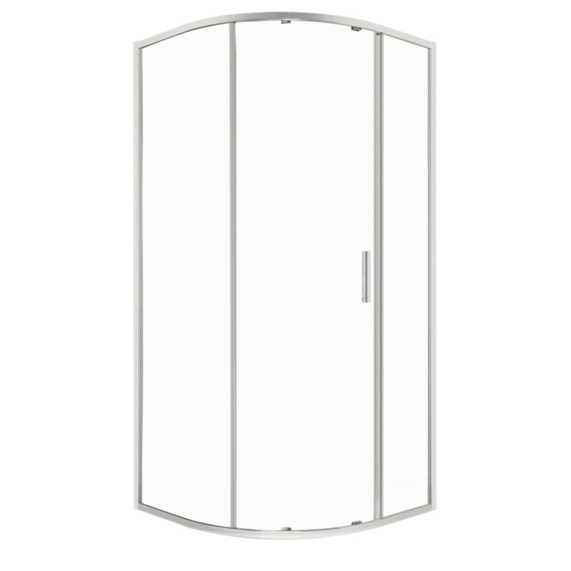 Kabina prysznicowa Kerra Solid RPS CHR 80x80x211 cm szkło transparentne 6 mm, profole chrom 1 szt.