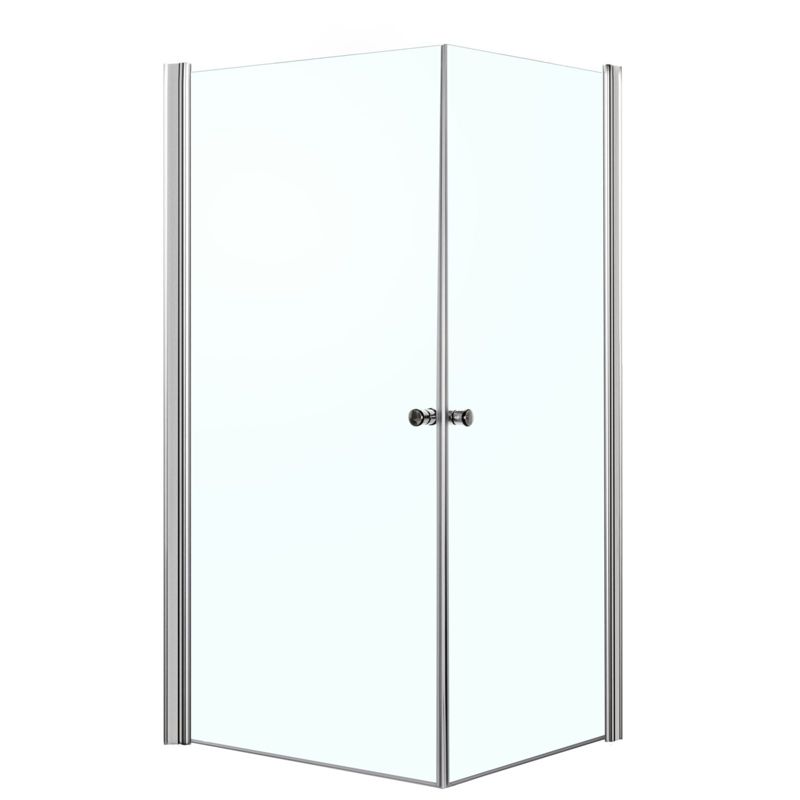 Kabina prysznicowa kwadratowa Kerra Madrid 90 cm szkło transparentne profile chrom 1 szt.