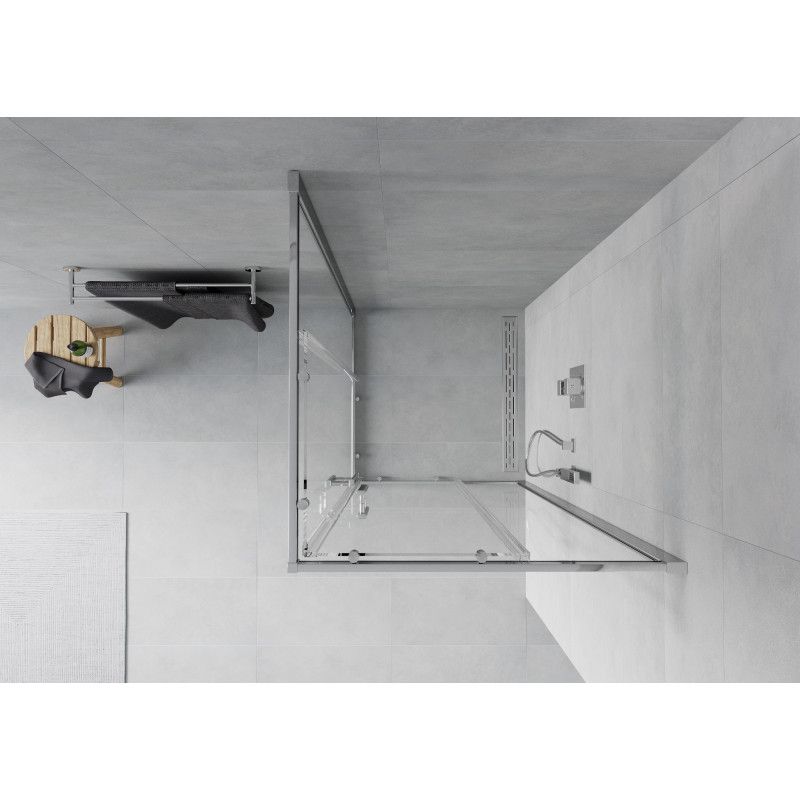 Kabina prysznicowa kwadratowa Mexen Rio transparent chrom  860-070-070-01-00 1 szt.