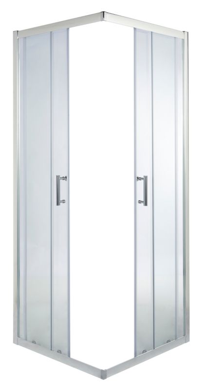 Kabina prysznicowa kwadratowa Onega 70 x 70 x 190 cm chrom/transparentna