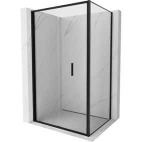 Kabina prysznicowa Mexen Exo składana 100 x 75 cm transparent czarna 1 szt.