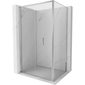 Kabina prysznicowa Mexen Exo składana 100 x 80 cm transparent chrom 1 szt.