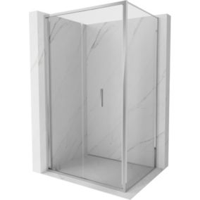 Kabina prysznicowa Mexen Exo składana 75 x 100 cm transparent chrom 1 szt.