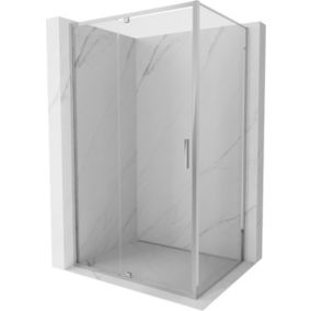 Kabina prysznicowa Mexen Exo uchylna 110 x 85 cm transparent chrom 1 szt.