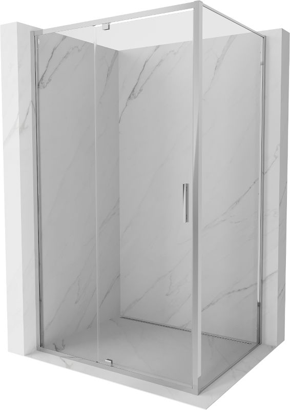 Kabina prysznicowa Mexen Exo uchylna 130 x 70 cm transparent chrom 1 szt.