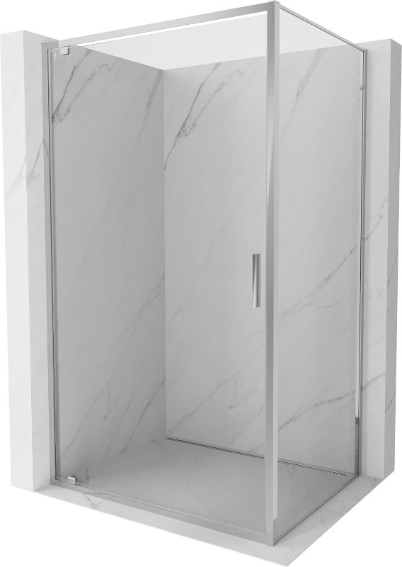 Kabina prysznicowa Mexen Exo uchylna 75 x 95 cm transparent chrom 1 szt.