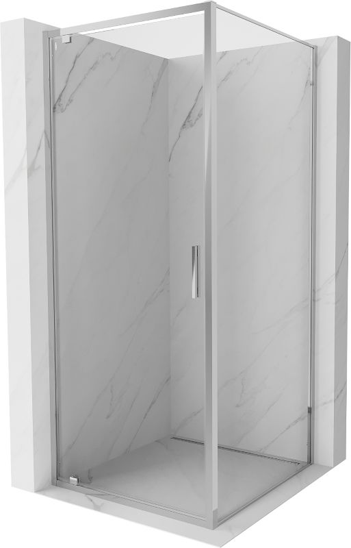 Kabina prysznicowa Mexen Exo uchylna 80 x 80 cm transparent chrom 1 szt.