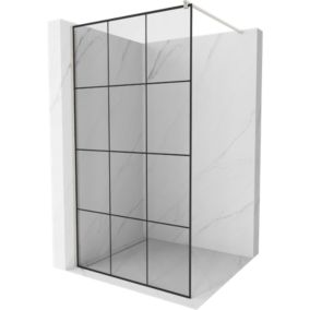 Kabina prysznicowa Mexen Kioto czarny wzór 120 x 200 cm 1 szt.