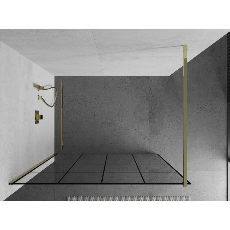 Kabina prysznicowa Mexen Kioto czarny wzór 130x200 cm 800-130-101-50-77 1 szt.
