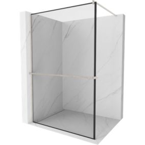 Kabina prysznicowa Mexen Kioto+ czarny wzór 80x200 cm 1 szt.