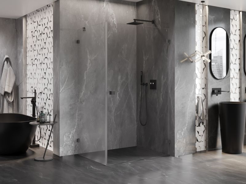 Kabina prysznicowa Mexen Lunar-B gun metal 90x80 cm 1 szt.