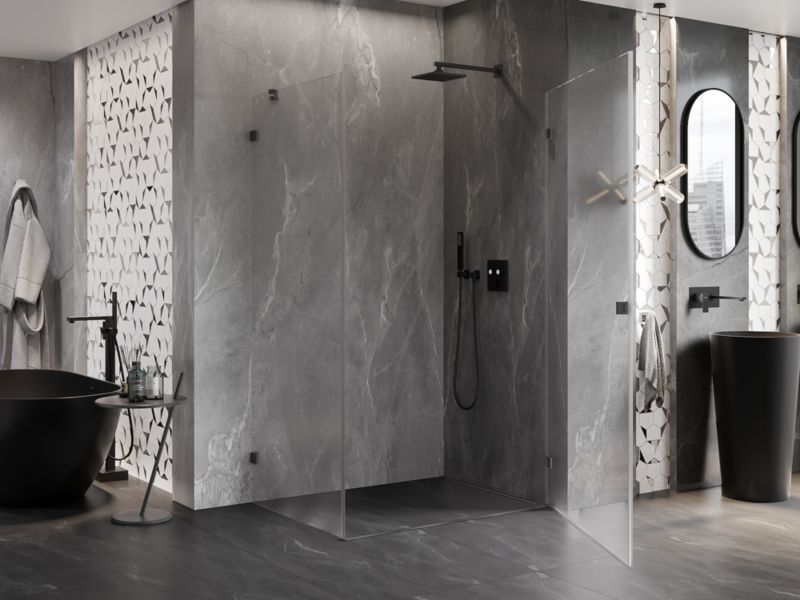 Kabina prysznicowa Mexen Lunar-B gun metal 90x80 cm 1 szt.