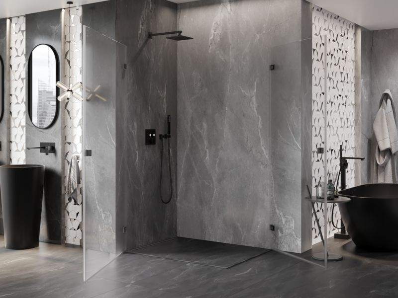 Kabina prysznicowa Mexen Lunar-B gun metal 90x85 cm 1 szt.