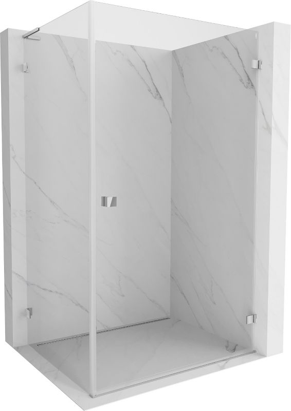 Kabina prysznicowa Mexen Lunar-B L chrom transparent 80x70 1 szt.