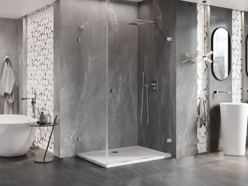 Kabina prysznicowa Mexen Lunar-B L chrom transparent 90x70x200 cm 1 szt.