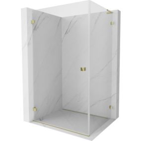 Kabina prysznicowa Mexen Lunar-B L transparent złota 90x80 cm 1 szt.