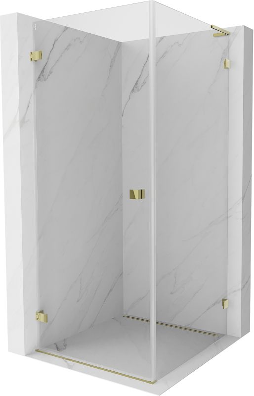 Kabina prysznicowa Mexen Lunar-B L złota 70x70 cm 832L-070-070-50-00-L 1 szt.